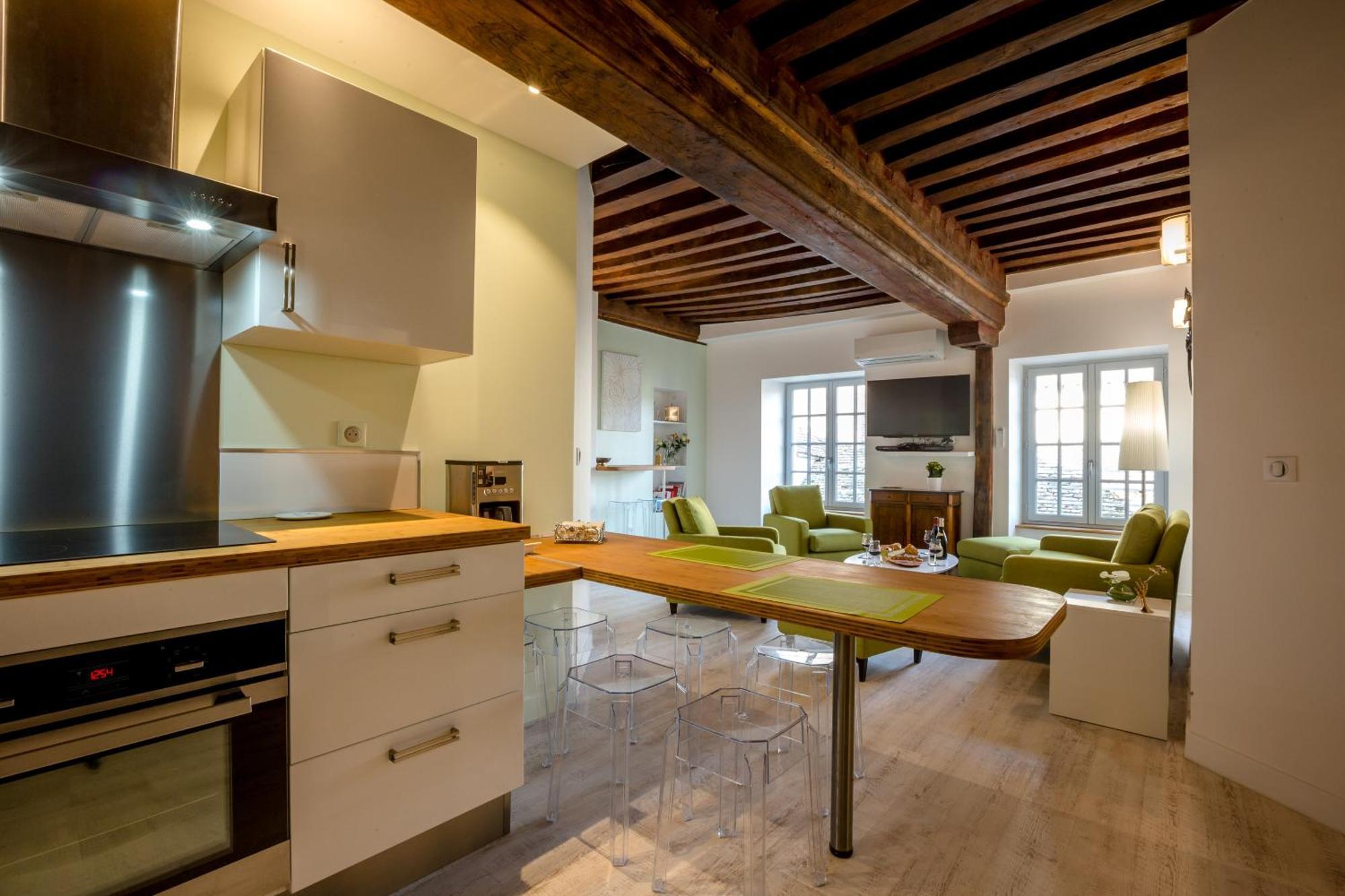 Residence Beaune Sweet Home, 4 Appartements D'Exception Avec Parking Inclus Ruang foto